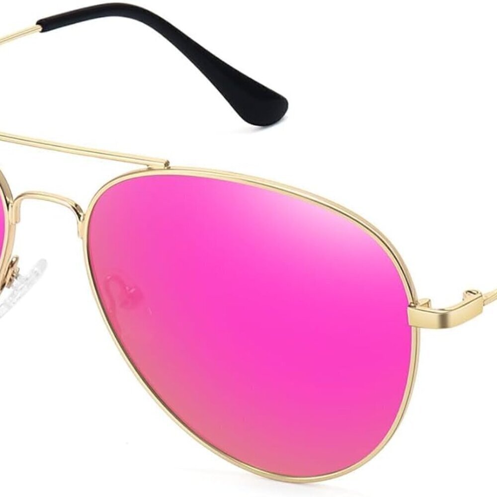 Polarized Aviator Sunglasses Women Men Mirrored UV Protection Classic